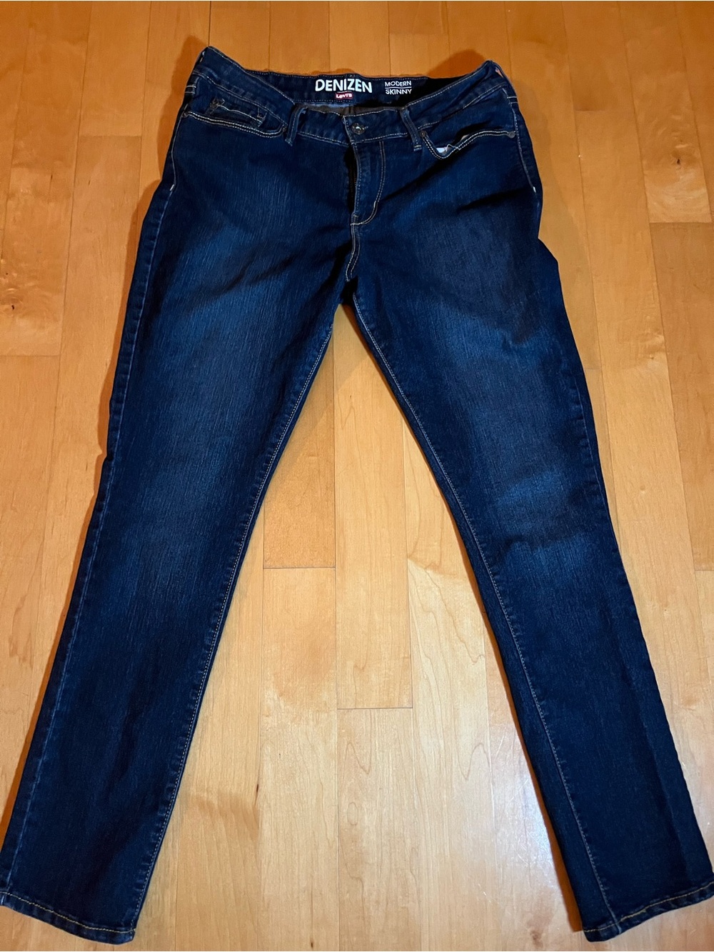 Denizen from Levi's Skinny Jeans in Deep Indigo Blue